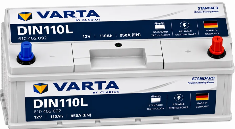 DIN110L | Varta - German - 110Ah