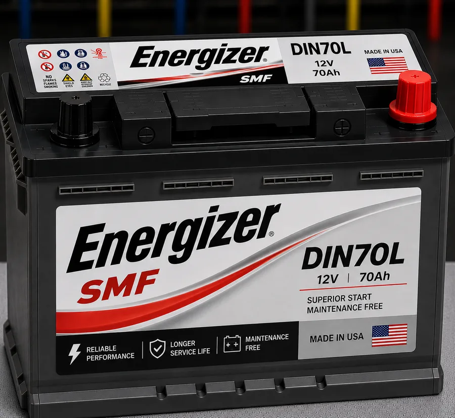 DIN70L | Energizer SMF - USA - 70Ah