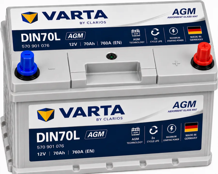 DIN70L | Varta AGM - German - 70Ah