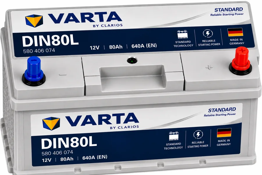 DIN80L | Varta - German - 80Ah