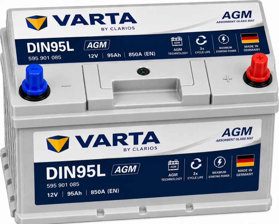 DIN95L | Varta AGM - German - 95Ah