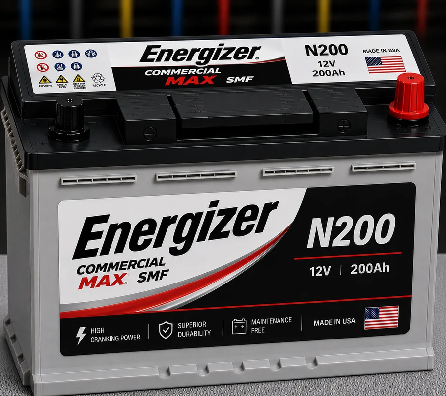 N200 | Energizer Commercial Max SMF - USA - 200Ah