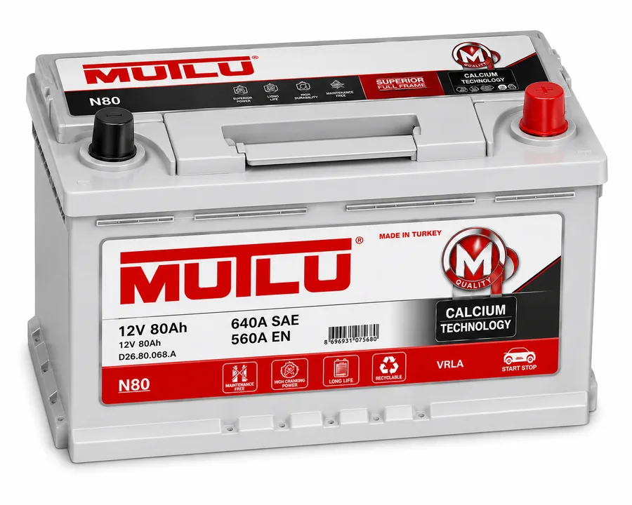 N80 | Mutlu - Turkey - 80Ah