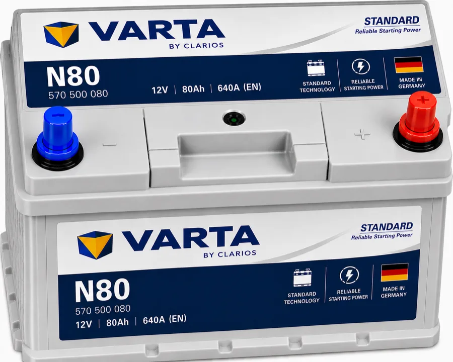 N80 | Varta - German - 80Ah - Standard