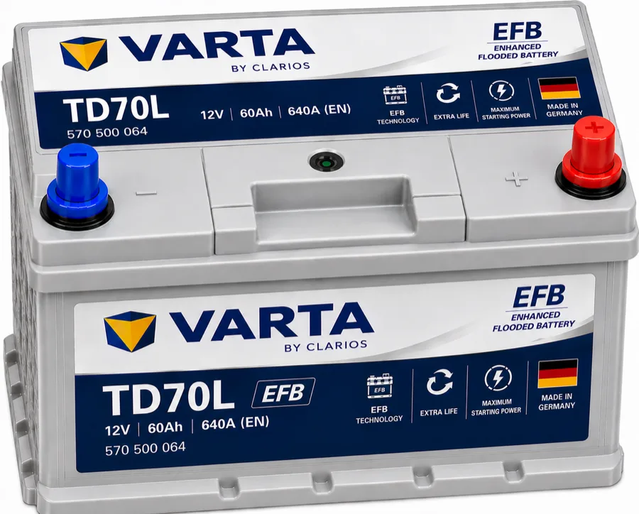 TD70L | Varta EFB - German - 60Ah
