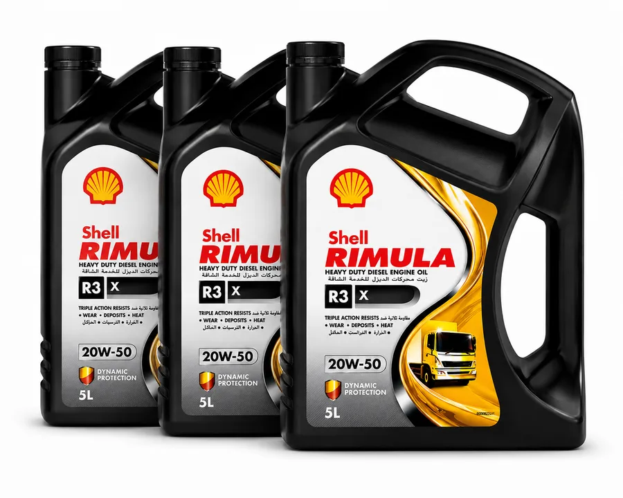 Shell Rimula R3 20W50 - Carton 3X5L