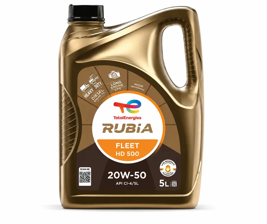 Total Rubia Fleet HD 500 20W50 - Pail 20L